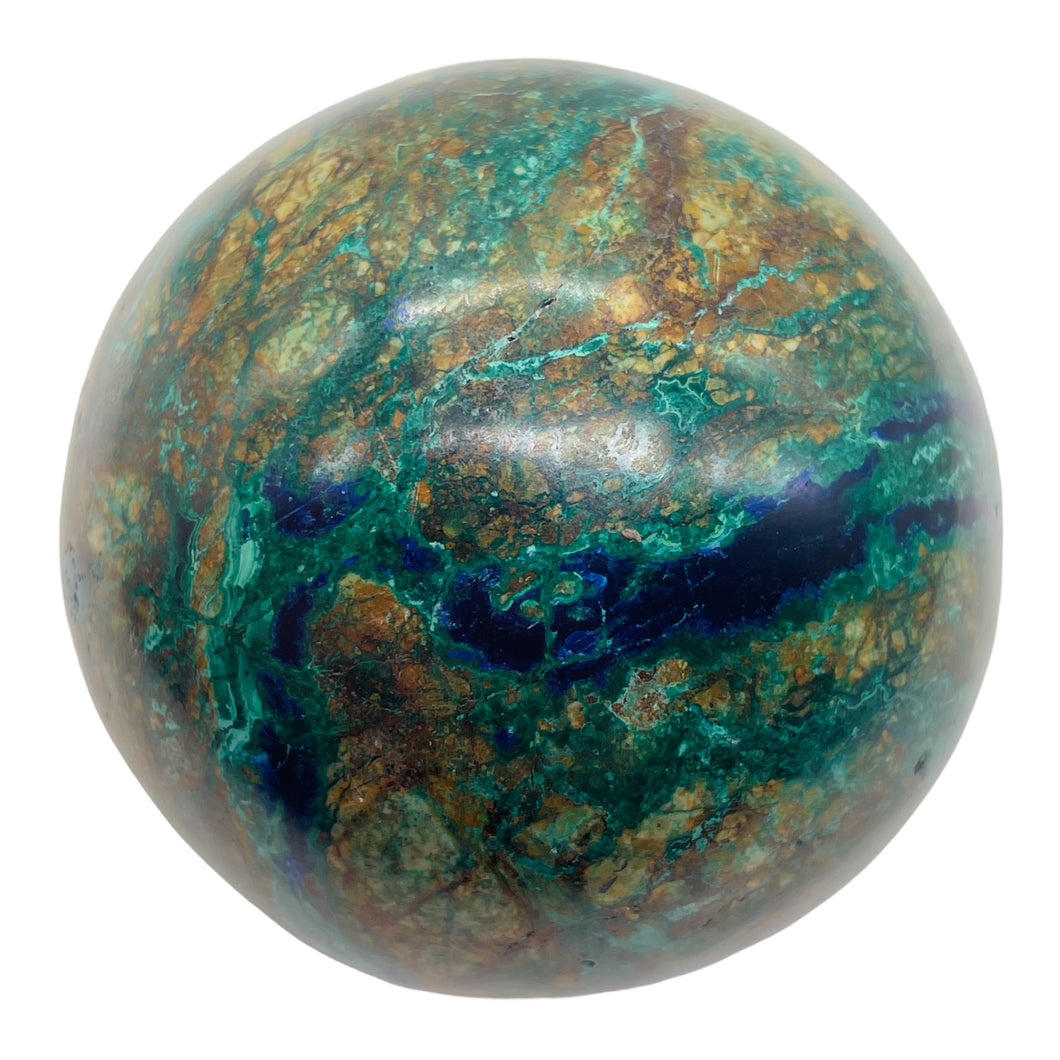 Azurite Chrysocolla Scrying Sphere | 2