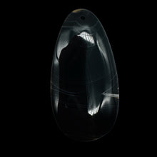 Load image into Gallery viewer, Sardonyx Large Designer Teardrop Pendant Bead| 65x34x6mm | Black.White | 1 Bead|
