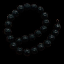Load image into Gallery viewer, Black Stone - Africa Round Beads Half Strand | 8mm | Black Matte | 25 Beads |
