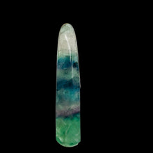 Load image into Gallery viewer, Fluorite Massage Crystal with Round Smooth End | 4x3/4"| Green, clear | 1 Wand |
