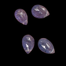 Load image into Gallery viewer, Tanzanite AAA Graduated Briolette Beads | 10x7x5 to 7x5x3mm | Lavender| 4 Beads|
