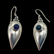 Load image into Gallery viewer, Semi-Precious Royal Natural Amethyst Sterling Silver Drop Earrings | 2&quot; Long |
