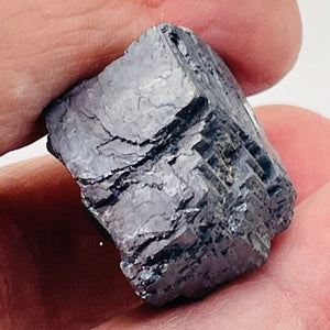 Galena Crystal Natural Display Specimen | 39g | 21x20x19mm| Silver | 1 Specimen|