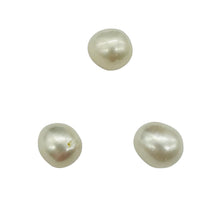 Load image into Gallery viewer, 3 Natural White 12 to10mm Pear-Shape FW Pearls 3104
