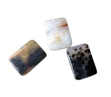 Load image into Gallery viewer, 3 Alluring African Opal Rectangle Beads 7527
