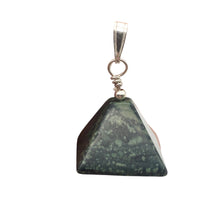 Load image into Gallery viewer, Contemplation! Kambaba Jasper Pyramid and Sterling Silver 1.13&quot; Long Pendant
