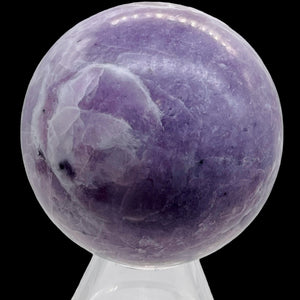 Lepidolite 183g Round Collector's Sphere | 1 9/10" | Purple White | 1 Sphere |