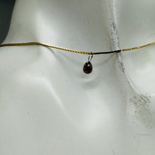 Load image into Gallery viewer, Champagne Diamond Faceted .52ct Briolette Pendant| 5x3.3mm|Pink tint| 1 Pendant
