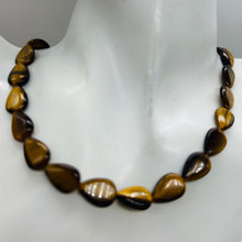 Load image into Gallery viewer, Shimmering Tigereye Teardrop 15x10mm Bead Strand 110242

