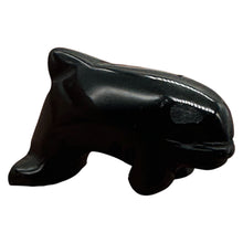 Load image into Gallery viewer, Onyx Orca Whale Animal Figurine Worry Stone | 23x12.5x8mm | Black
