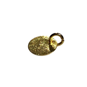 22K Vermeil Charm Findings 6 Pendants 10302