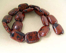 Load image into Gallery viewer, 2 Mahogany Obsidian Pendant Beads
