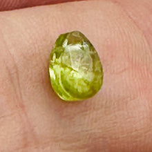 Load image into Gallery viewer, Peridot Faceted Briolette Bead | 1.8 cts | 9x6x5mm | Green | 1 bead |
