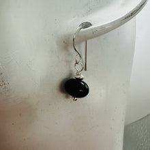 Load image into Gallery viewer, Rainbow Obsidian Round Bead and Sterling Silver Earrings
