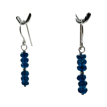 Load image into Gallery viewer, Dazzle Blue Apatite Sterling Silver Earrings | 1 1/4" Long |
