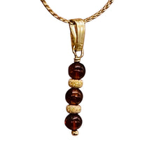 Load image into Gallery viewer, Amber Drop/Dangle Pendant | 1" Long | Amber |
