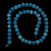 Load image into Gallery viewer, Aquamarine AAA Round 8mm Bead Half Strand | 8&quot; Long | Blue | 25 Beads |
