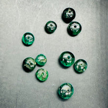 Load image into Gallery viewer, Natural Brazilian Green Emerald Rondelle Beads 2.5 Carat 10 Beads 2.5mm
