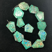 Load image into Gallery viewer, Designer Natural Chrysocolla Pendant Bead Strand 110136D
