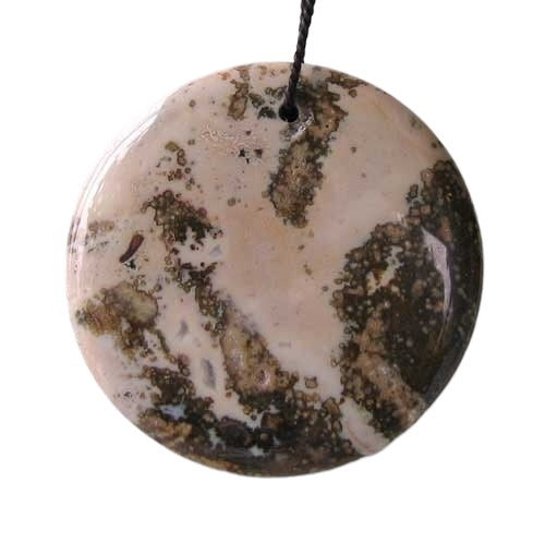 Wild Tiger Ocean Jasper Centerpiece Bead 9105NN