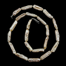 Load image into Gallery viewer, Natural Peachy Pink Biwa FW Pearl Strand4450
