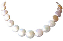 Load image into Gallery viewer, Amazing Natural Multi-Hue FW Coin Pearl Strand 104757A
