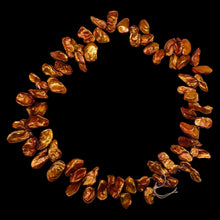 Load image into Gallery viewer, Burning Orange 'Corn Flake' Keishi Pearl Strand | 12x5mm to 16x7x4mm |
