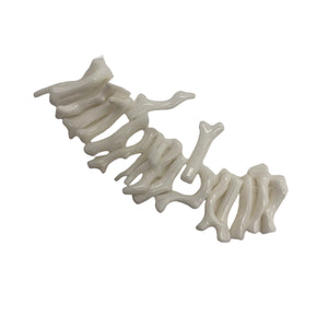 Coral Branch beads | 20x3 to 17x2mm | White | 17 Beads |