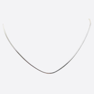 Italian Sterling Silver 1mm Snake Chain 30" Necklace | 8 grams |