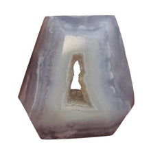 Load image into Gallery viewer, Chalcedony Druzy 27ct Designer Cut Pendant Bead| 22x21x8mm| Blue|1 Pendant Bead|
