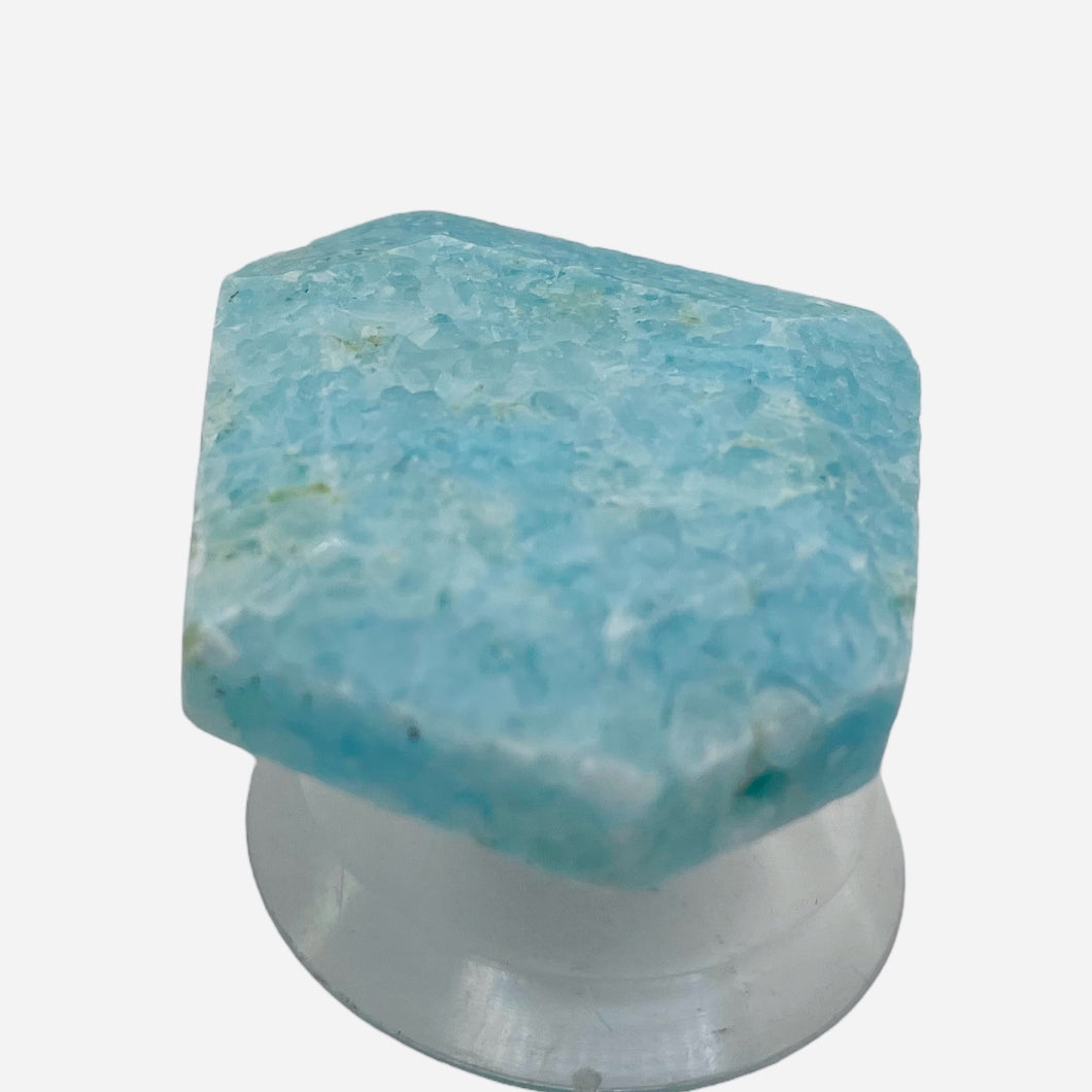 106cts Druzy One Natural Hemimorphite Pendant Bead | Blue | 38x32x10mm| 1 Bead |