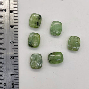 Silver Schiller Kyanite Bead Half Strand | 10x8mm | Green Silver | 20 Beads |