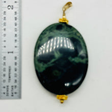 Load image into Gallery viewer, Exotic Kambaba Jasper Oval 14K Gold Filled Pendant | 40x30x8mm | 1 Bead |
