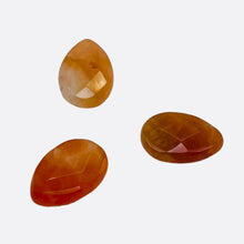 Load image into Gallery viewer, Rare Mandarin Botswana Agate 15x10x5mm Briolette Bead Strand 107254
