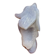 Load image into Gallery viewer, Blue Chalcedony Carved Druzy Flower Bead | 64 cts | 1 1/4&quot; Long |

