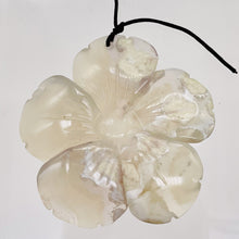 Load image into Gallery viewer, Quartz Pendant Flower | 55x8mm | Lavender White | 1 Bead |
