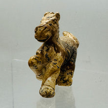 Load image into Gallery viewer, Hand Carved Horse Pony Animal Statue Figurine | 45x40x15mm | Brown, Black
