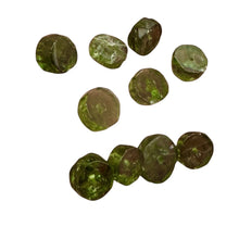 Load image into Gallery viewer, Tsavorite Garnet 6x2mm Faceted Rondelle Bead Parcel | 1&quot; Long | Green| 10 Beads|
