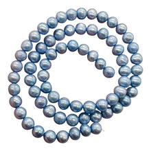 Load image into Gallery viewer, Baby Blue AAA Freshwater Pearl 16 inch Strand | 6mm | 75 Pearls |

