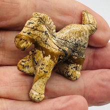 Load image into Gallery viewer, Hand Carved Horse Pony Animal Statue Figurine | 45x40x15mm | Brown, Black
