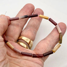 Load image into Gallery viewer, Hot! Australian Mookaite Tube Bead 8&quot;Strand | 13x4mm | 15 beads |
