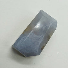 Load image into Gallery viewer, Chalcedony Druzy 32ct Designer Cut Pendant Bead | 27x14x10mm | Blue | 1 Bead |
