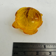 Load image into Gallery viewer, Amber Sea Turtle Carved Figurine | 1 Turtle {
