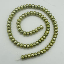 Load image into Gallery viewer, Dubai Pistachio Fresh Water Pearl Strand | 7x5mm | Pistachio Green }
