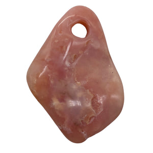 100 Carats Perfect Shape Designer Pink Peruvian Opal Pendant Bead 9867ZD