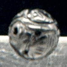 Load image into Gallery viewer, Dragon Long Life Carved Onyx Round Pendant Bead | 12mm | Black | 1 Bead |
