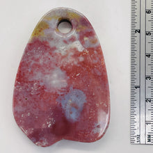 Load image into Gallery viewer, Fancy Jasper Pendant | 62x42x7mm | Mauve Pink | 1 Bead
