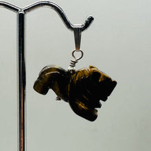 Load image into Gallery viewer, Lion Tigers Eye Pendant Necklace | Semi Precious Stone Jewelry | Sterling Silver
