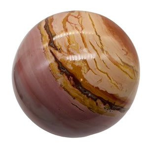 Mookaite Magic Sphere 593g (21oz) | 75mm (3") | Pink White | 1 Display Specimen|