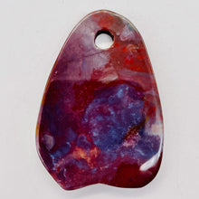 Load image into Gallery viewer, Hand Carved Fancy Mauve Pink Jasper Pendant Bead | 61x43x7mm | 1 Bead |
